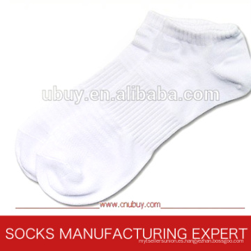 Calcetines para correr 100% algodón blanco (UBUY-076)